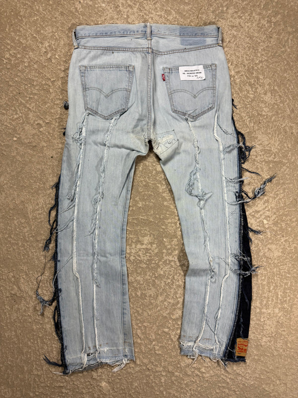 "3MEHA INDUSTRY" LEVI'S RE WORKED W34 L34