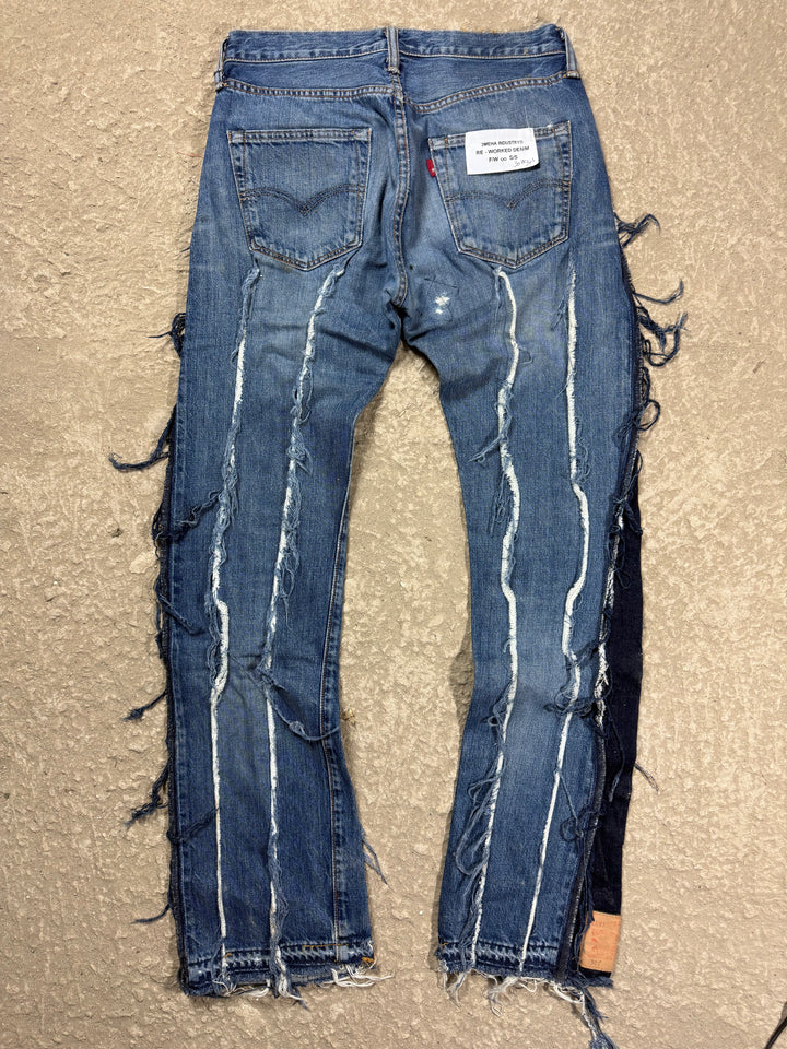"3MEHA INDUSTRY" LEVI'S RE WORKED W30 L31