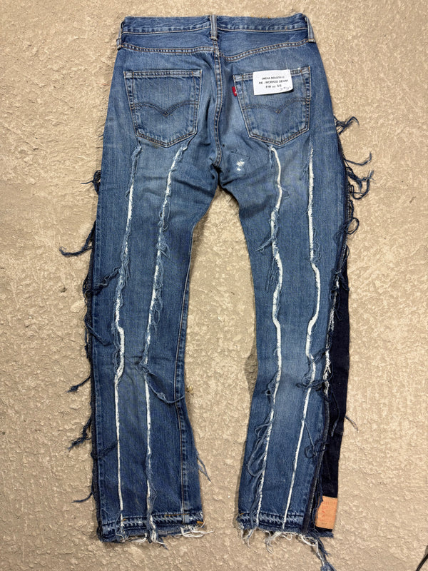 "3MEHA INDUSTRY" LEVI'S RE WORKED W30 L31