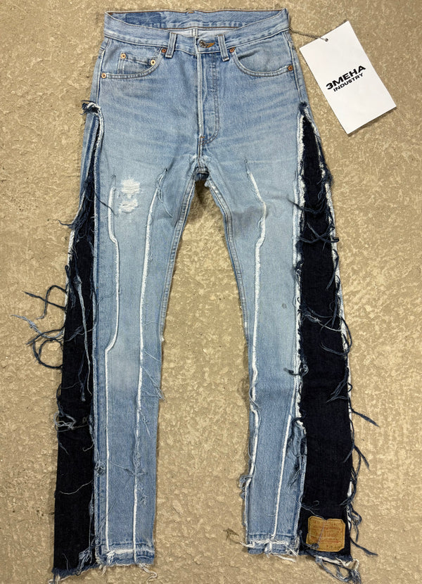 "3MEHA INDUSTRY" LEVI'S RE WORKED W27 L30