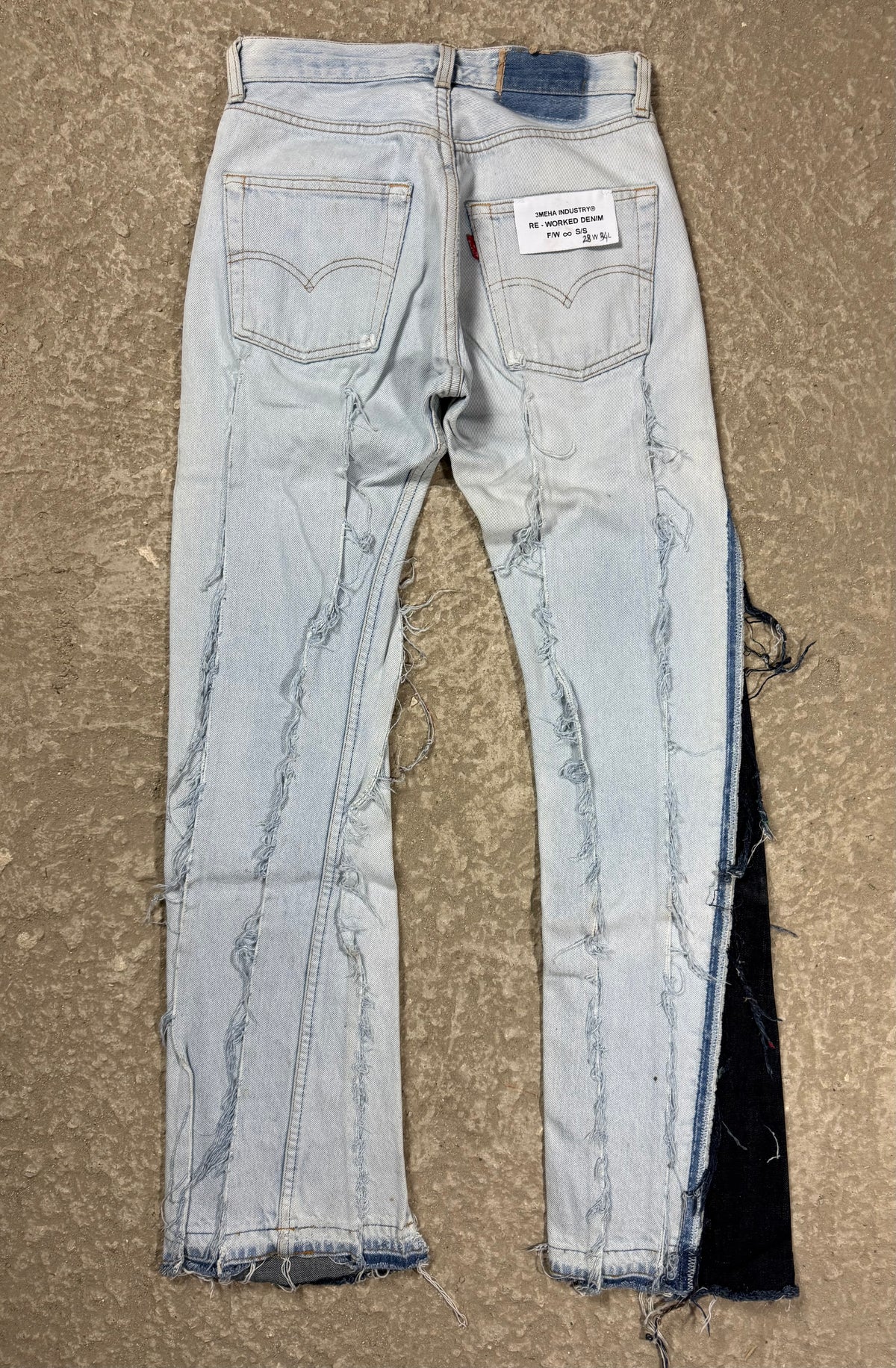 "3MEHA INDUSTRY" LEVI'S RE WORKED W28 L34 - 2 of 2