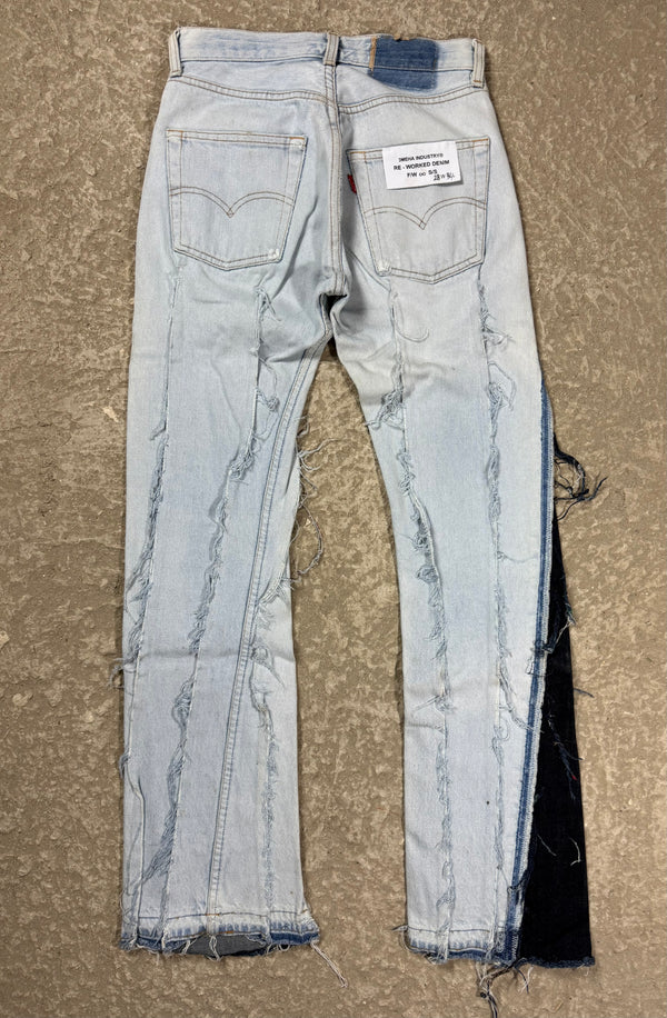 "3MEHA INDUSTRY" LEVI'S RE WORKED W28 L34