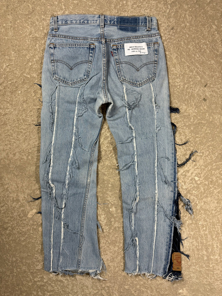 "3MEHA INDUSTRY" LEVI'S RE WORKED W31 L36