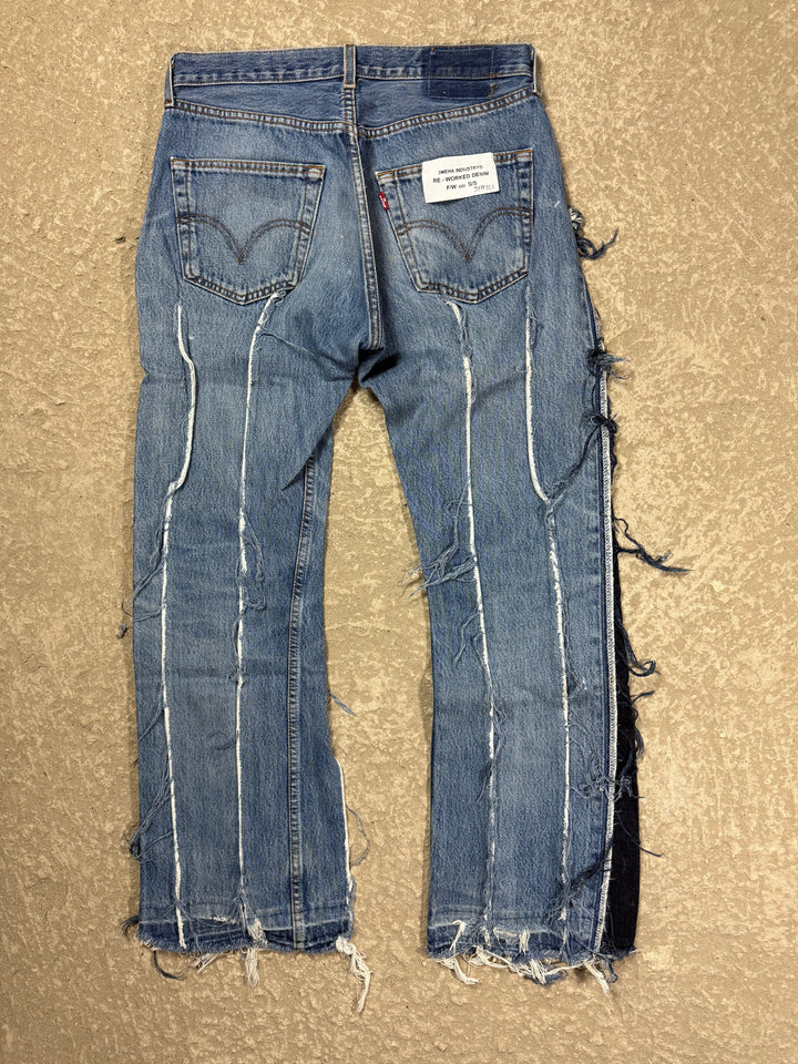 "3MEHA INDUSTRY" LEVI'S RE WORKED W31 L32