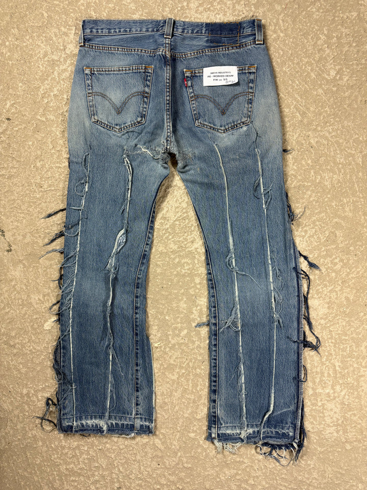 "3MEHA INDUSTRY" LEVI'S RE WORKED W32 L30