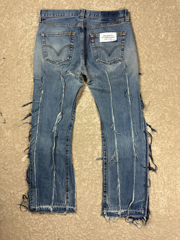 "3MEHA INDUSTRY" LEVI'S RE WORKED W32 L30