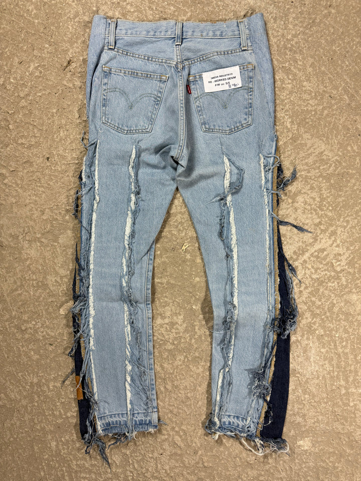 "3MEHA INDUSTRY" LEVI'S RE WORKED W32 L30