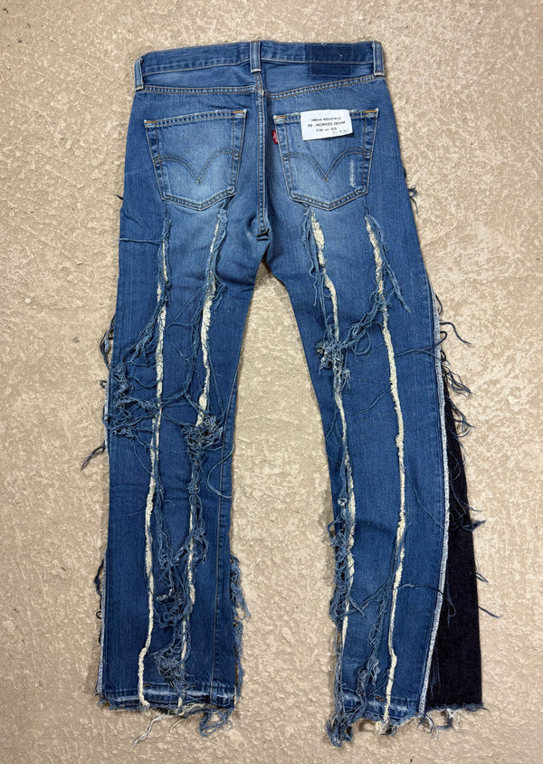 "3MEHA INDUSTRY" LEVI'S RE WORKED W32 L34