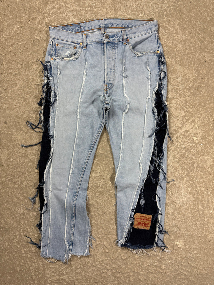 "3MEHA INDUSTRY" LEVI'S RE WORKED W33 L34