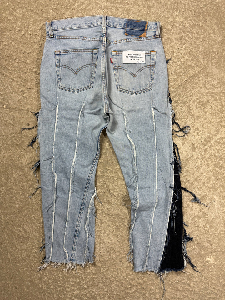 "3MEHA INDUSTRY" LEVI'S RE WORKED W33 L34