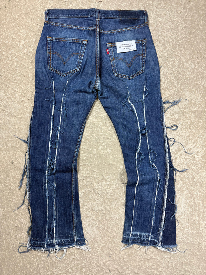"3MEHA INDUSTRY" LEVI'S RE WORKED W33 L32