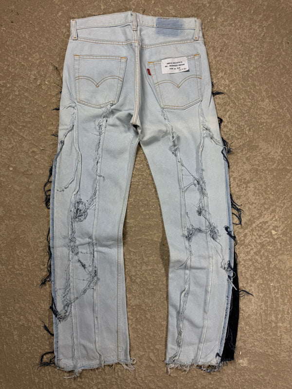 "3MEHA INDUSTRY" LEVI'S RE WORKED W33 L36