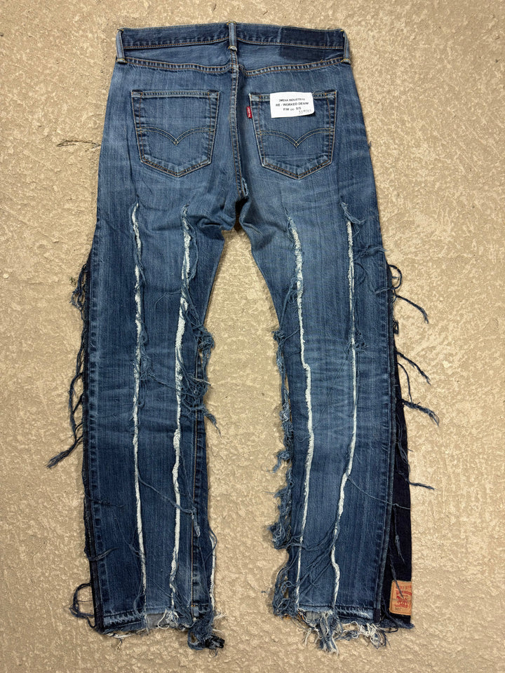 "3MEHA INDUSTRY" LEVI'S RE WORKED W33 L34