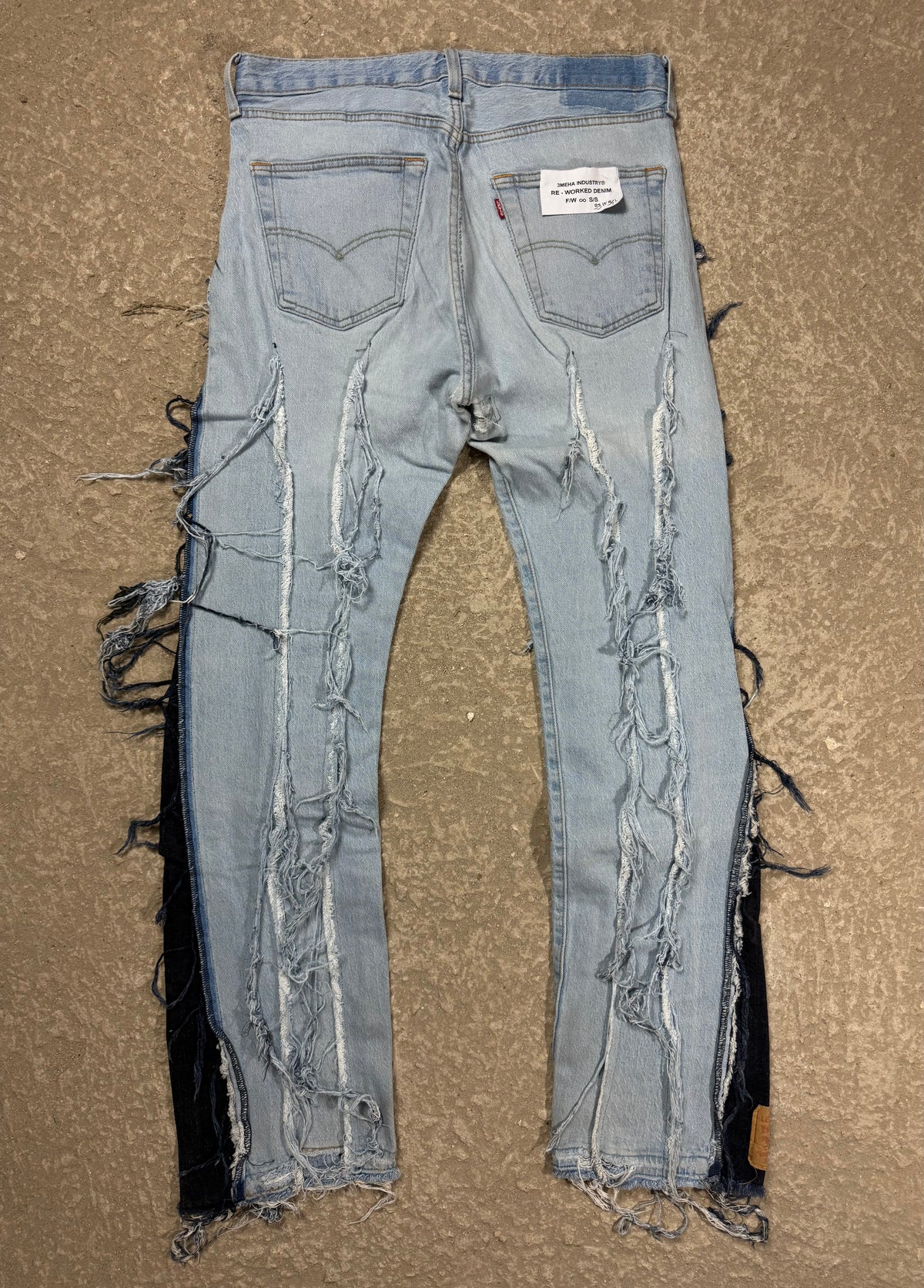 "3MEHA INDUSTRY" LEVI'S RE WORKED W33 L34 - 2 of 2