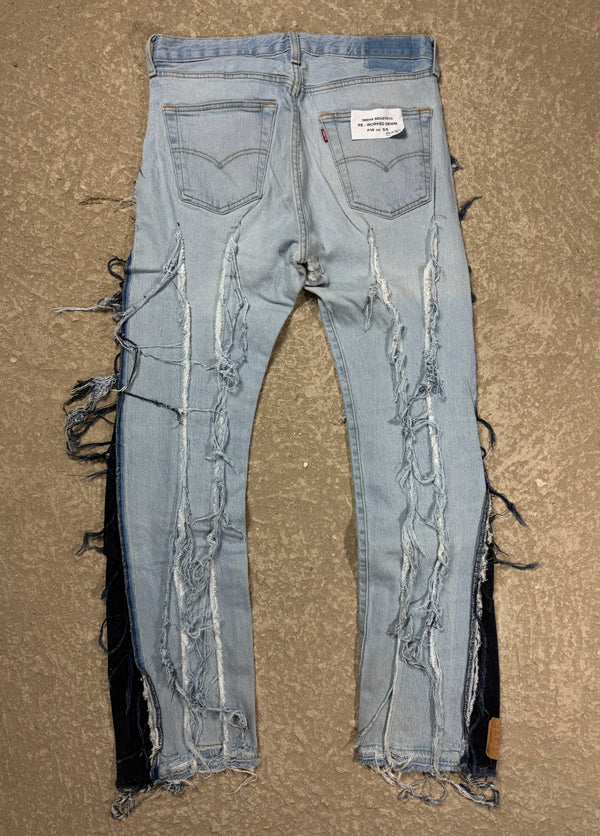 "3MEHA INDUSTRY" LEVI'S RE WORKED W33 L34