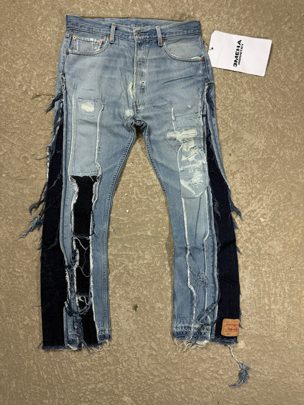 "3MEHA INDUSTRY" LEVI'S RE WORKED W33 L32