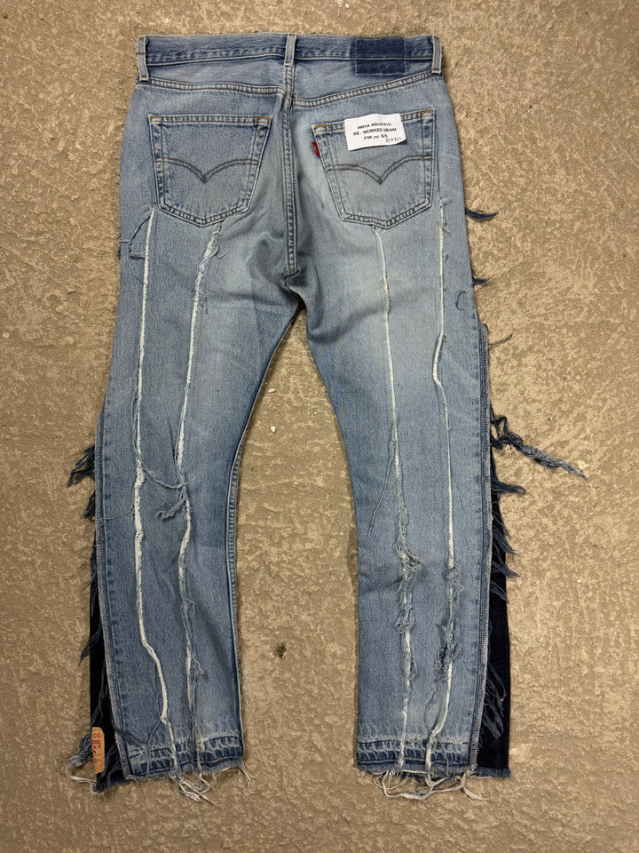 "3MEHA INDUSTRY" LEVI'S RE WORKED W33 L32