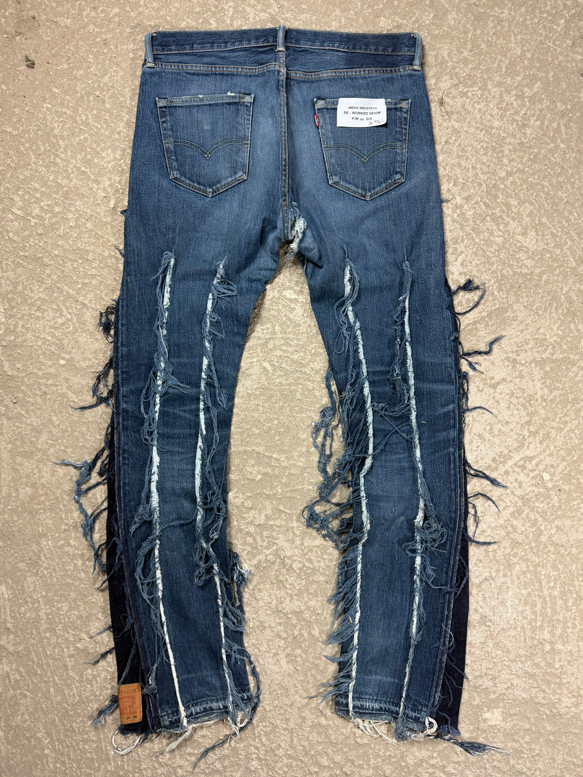 "3MEHA INDUSTRY" LEVI'S RE WORKED W34 L34 - 2 of 2