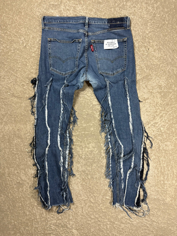 "3MEHA INDUSTRY" LEVI'S RE WORKED W36 L33