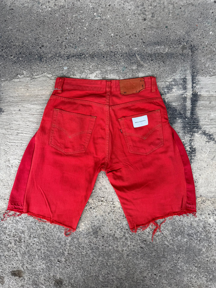 "3MEHA INDUSTRY" LEVI'S STAR JORTS W33 L32