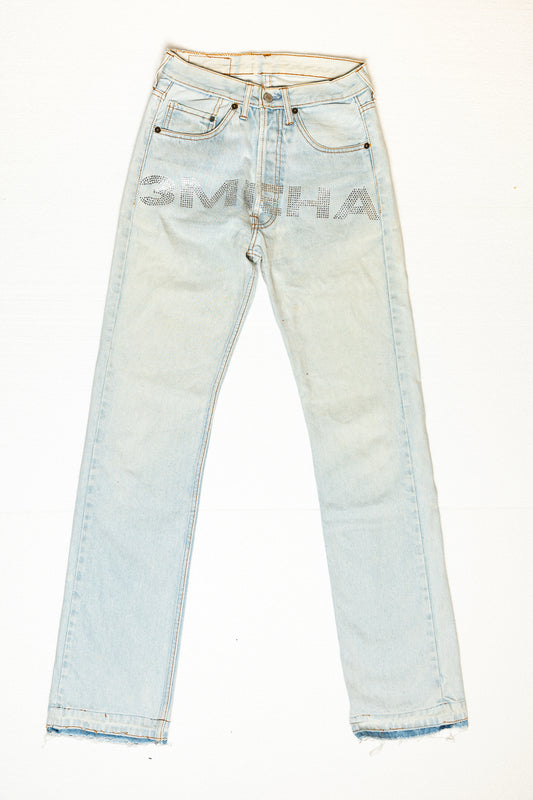 "3MEHA INDUSTRY" LEVI'S STAR CUSTOM W 27 L 36