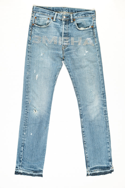 "3MEHA INDUSTRY" LEVI'S STAR CUSTOM  W 31 L 32