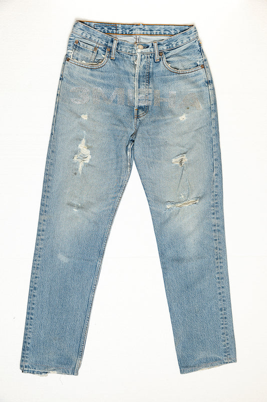 "3MEHA INDUSTRY" LEVI'S STAR CUSTOM W 31 L 36