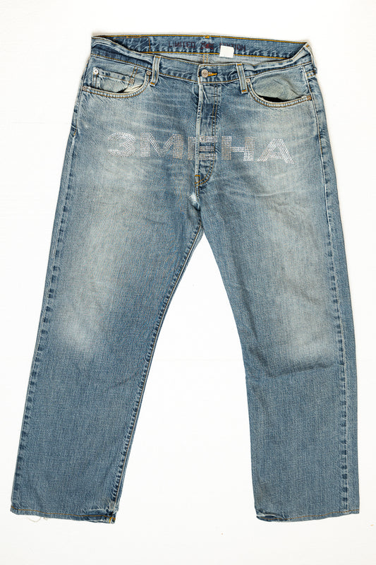 "3MEHA INDUSTRY" LEVI'S STAR CUSTOM W 36 L 32