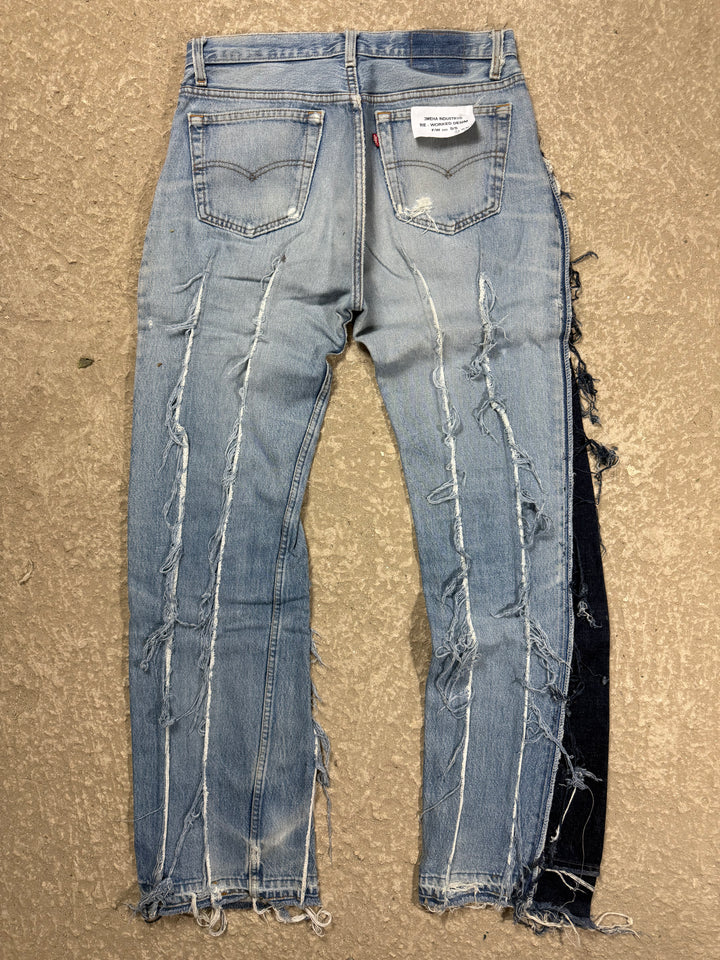 "3MEHA INDUSTRY" LEVI'S RE WORKED W33 L34