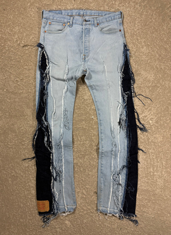 "3MEHA INDUSTRY" LEVI'S RE WORKED W33 L34