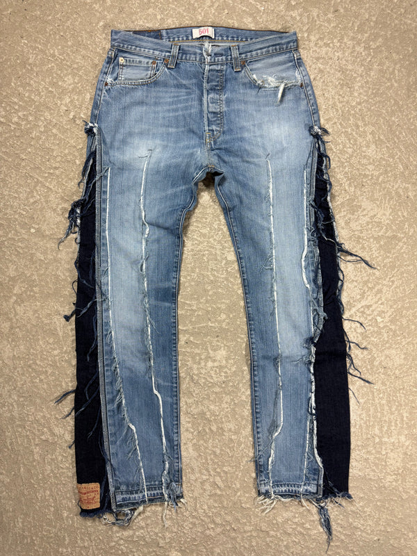 "3MEHA INDUSTRY" LEVI'S RE WORKED W34 L34