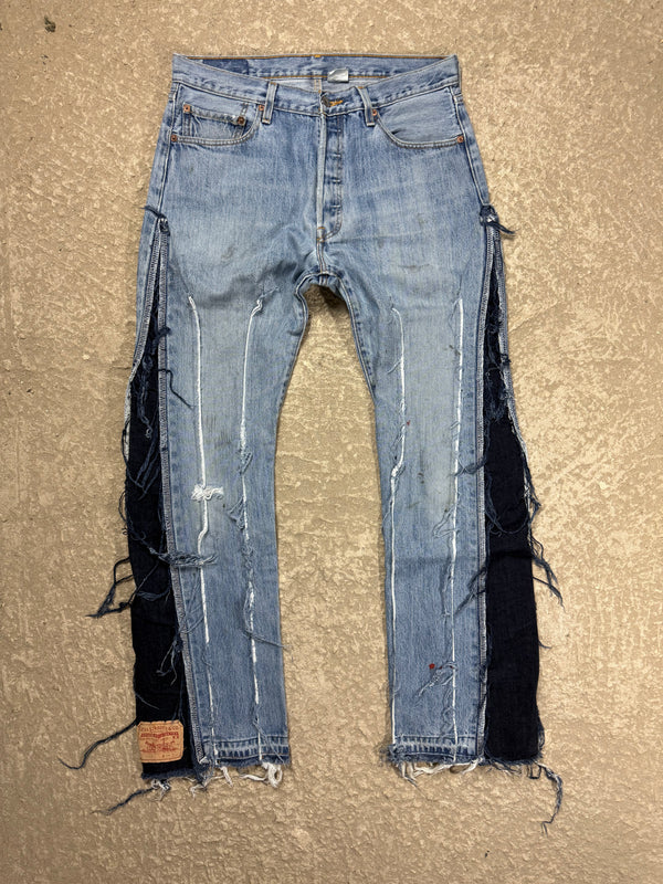 "3MEHA INDUSTRY" LEVI'S RE WORKED W34 L33