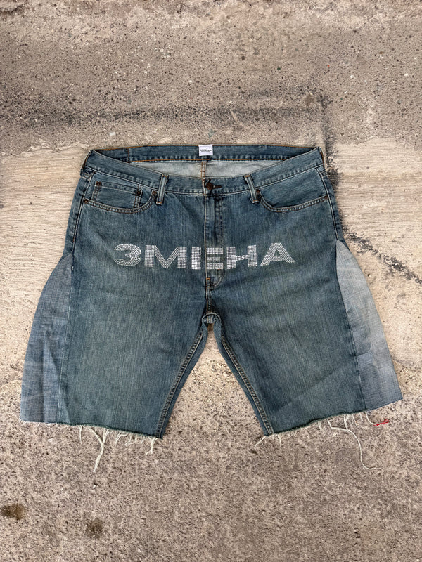 "3MEHA INDUSTRY" LEVI'S STAR JORTS W40 L30