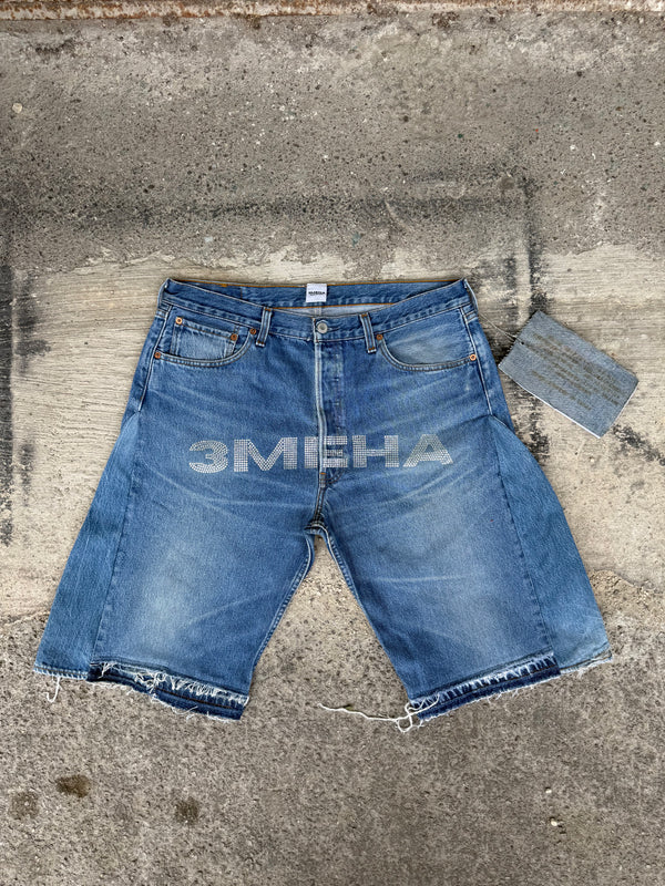 "3MEHA INDUSTRY" LEVI'S STAR JORTS W38 L32