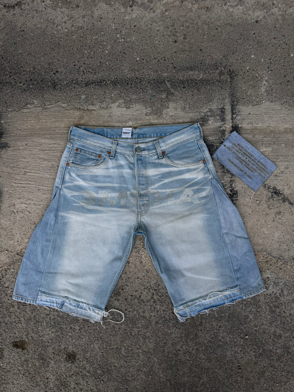 "3MEHA INDUSTRY" LEVI'S STAR JORTS W34 L36